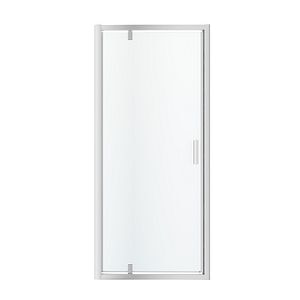 Usa dus pivotanta GoodHome Beloya, aluminiu, 90 x 195 cm, sticla securizata 8mm, profil crom