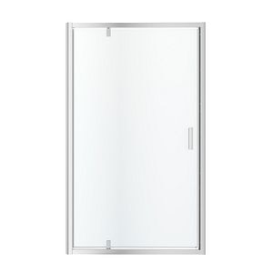 Usa dus pivotanta GoodHome Beloya, aluminiu, sticla securizata 8mm, 120 x 195 cm, crom