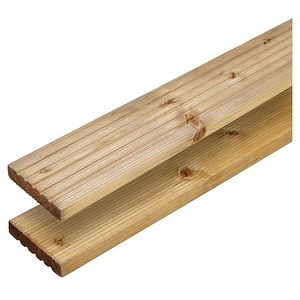 Dusumea pentru terasa BLOOMA, 240 x 14.4 x 2.7 cm,  lemn de pin, maro