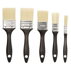 Set 5 pensule, negre, 1.3/2.5/4/5 cm