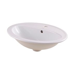 Lavoar baie CERSANIT Turso, ceramica, 53.5 x 41 cm, alb lucios