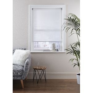 Roleta poliester, alb, 90 x 195 cm • Colours Halo