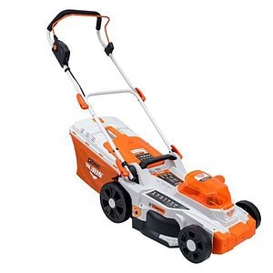 Masina de tuns iarba RURIS RXI3744E, fara acumulator, latime taiere 37 cm, cos 35L, portocaliu