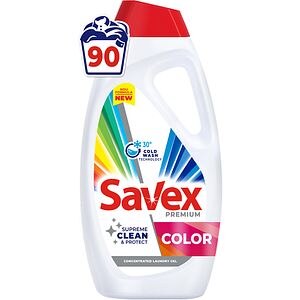 Detergent lichid SAVEX Premium Color, 3.6 l, 90 spalari