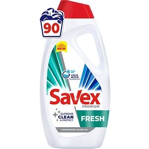 Detergent lichid SAVEX Premium Fresh, 3.6 l, 90 spalari