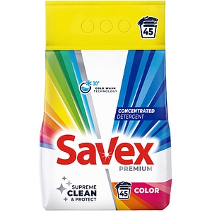 Detergent automat SAVEX Premium Color, 3.6 kg, 45 spalari