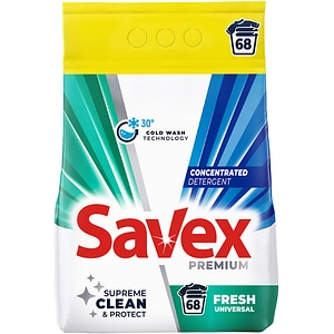 Detergent automat SAVEX Premium Fresh, 5.5 kg, 68 spalari