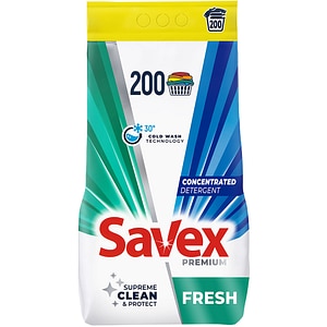 Detergent automat SAVEX Premium Fresh, 16 kg, 200 spalari
