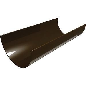 Jgheab PVC, maro, lungime 3 m, diametru 120 mm
