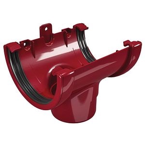 Bratara jgheab din PVC, rosu, diametru 80-120 mm