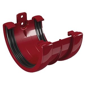 Bratara jgheab din PVC, rosu, diametru 120 mm