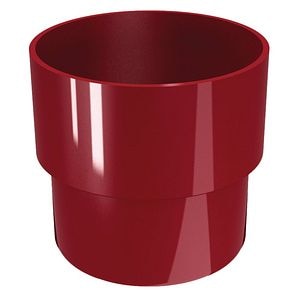 Conector burlan, PVC, rosu, diametru 80 mm