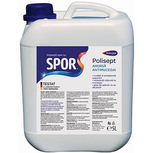Amorsa antimucegai pentru suprafete cu igrasie, 5 L Policolor Polisept