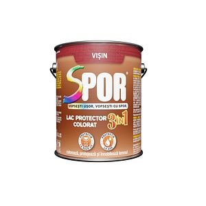 Lac pentru lemn, visin, 2.5 l • Spor
