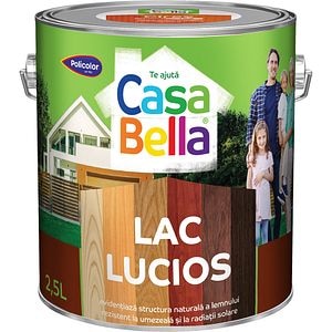 Lac pentru lemn CasaBella, stejar, 2.5 l