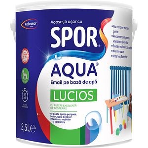 Email lucios Spor Aqua, maro, 2.5 l