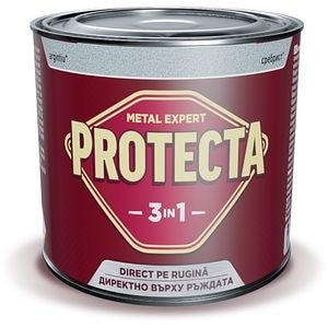 Email PROTECTA 3-in-1, interior/exterior, argintiu, 500 ml