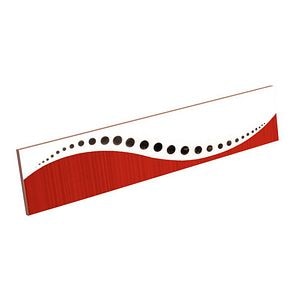 Brau faianta, rosu, 6 x 25 cm  Kai Marina