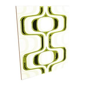 Medalion interior, verde, 40 x 25 x 0,8 cm  Kai Marina