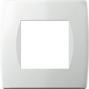 Rama decorativa soft 2 posturi, alb, TEM MODUL