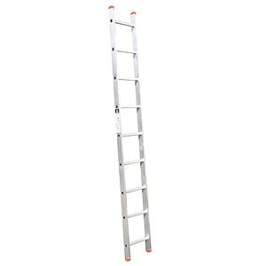 Scara simpla de aluminiu, cu 9 trepte, de uz profesional, max 150 kg