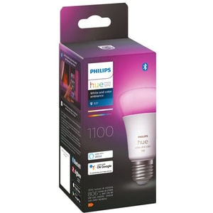 Bec LED Smart PHILIPS Hue 8719514291171, E27, 9W, 1.100lm, lumina variabila 