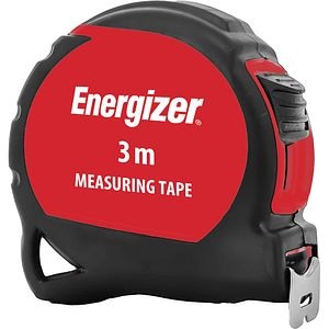 Ruleta ENERGIZER 3MT03, 3m, ABS, rosu