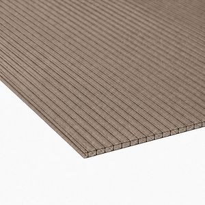 Policarbonat celular Carboplak, 6 x 2.1 m, 4 mm, bronz hammer glass