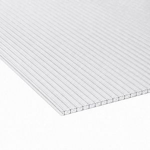 Policarbonat celular Carboplak, 6 x 2.1 m, 4 mm, clar hammer glass