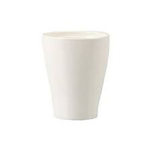 Ghiveci, conic bej Glossy, 13 cm • Scheurich