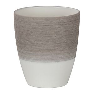 Ghiveci, rotund maro, 13 cm • Scheurich