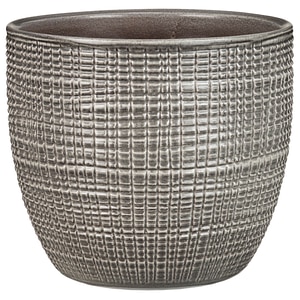 Ghiveci, rotund gri, 18 cm • Scheurich