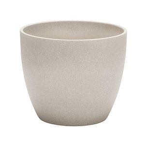 Ghiveci, rotund crem, 22 cm • Scheurich