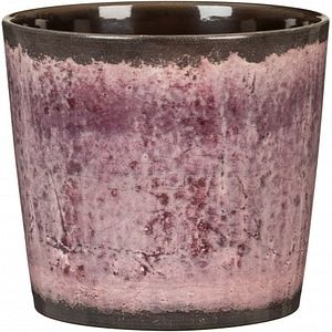 Ghiveci, rotund roz Malva, 11 cm • Scheurich