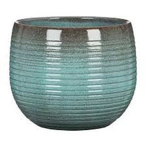 Ghiveci, rotund albastru Wild Ice, 23.5 cm • Scheurich