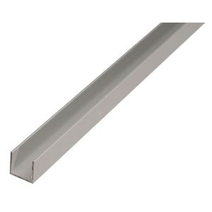 Profil U aluminiu eloxat, 12 x 10 mm, 2 m