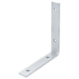 Coltar plat SUKI, 120 x 120 x 20 mm, zincat alb