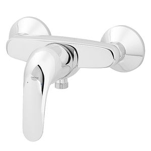 Baterie dus, argintiu, monocomanda, contemporan  Grohe Swift