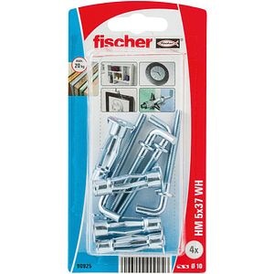 Surub cu diblu gips FISCHER HM, 8 x 37mm, 4buc