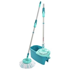 Set galeata cu storcator + mop + maner LEIFHEIT Clean Twist Ergo, turcoaz