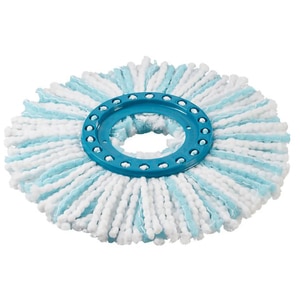 Rezerva mop LEIFHEIT Clean Twist Microduo, 26 cm, alb-turcoaz