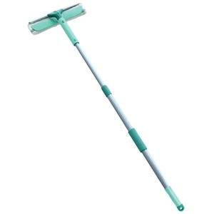 Stergator geamuri cu maner telescopic LEIFHEIT Classic Window, 100-155 cm, turcoaz