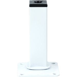 Picior mobila patrat, 25 x 25 x 100 mm, alb
