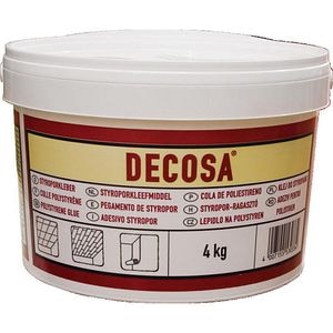 Adeziv pentru polistiren si termoizolatii, transparent, 4 kg • Decosa
