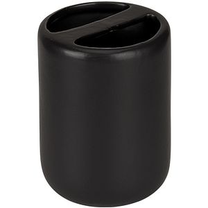 Pahar baie WENKO Olinda, ceramica, negru