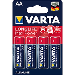 Set 4 baterii alcaline AA • Varta Max Power