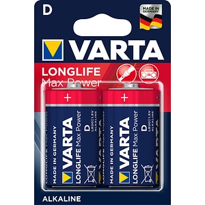 Set 2 baterii alcaline D LR20 • Varta