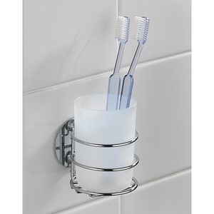 Pahar baie WENKO 18779100, argintiu-alb