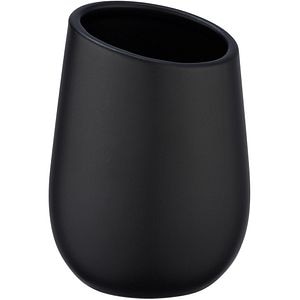 Pahar baie WENKO Badi, ceramica, negru