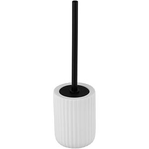 Set perie toaleta WENKO Belluno, alb-negru